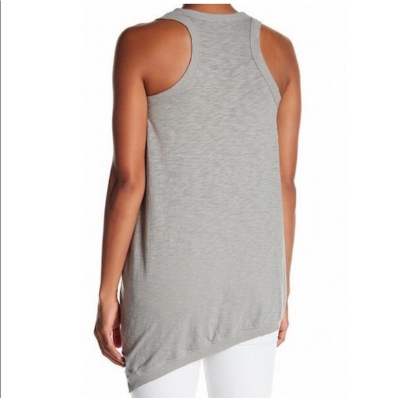 Lush Knit Asymmetrical Razorback Tank - Picture 7 of 7